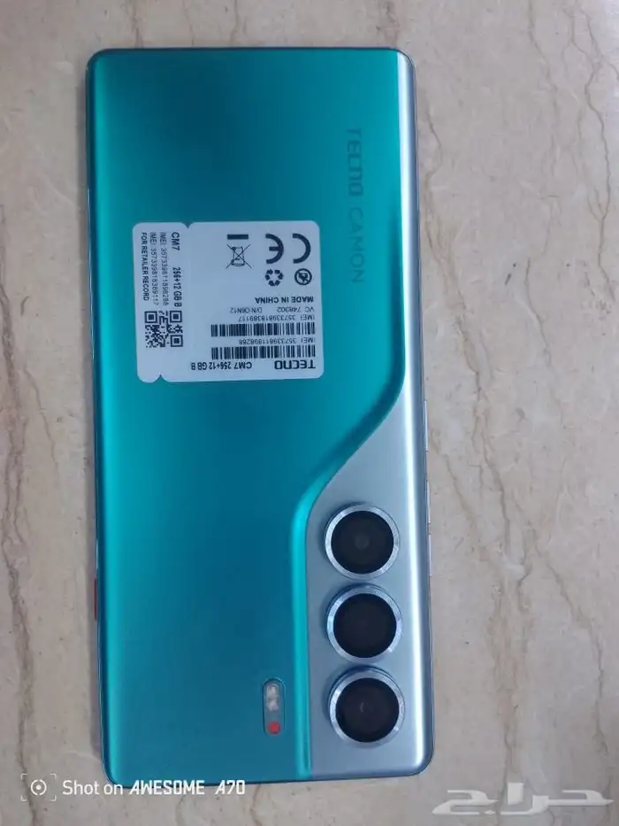 تكنوا كامون 40 برو استخدام شهرين فقط 0