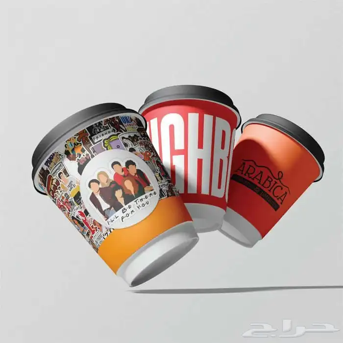 مطبعة طباعة وتصميم أكواب كرتون جميع المقاسات 6