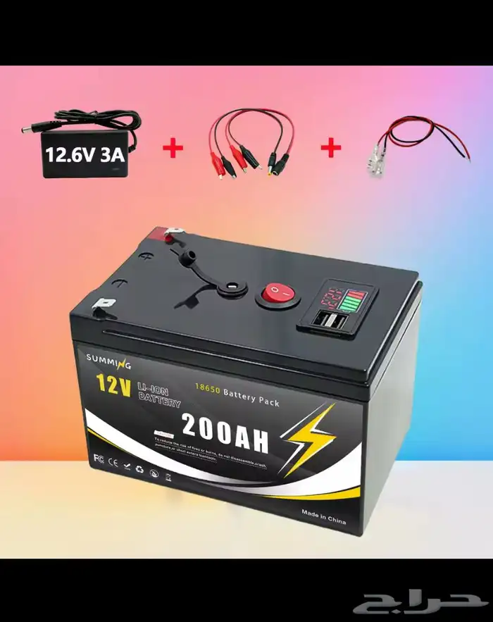 بطارية ليثيوم 200 أمبير - 12 فولت 1
