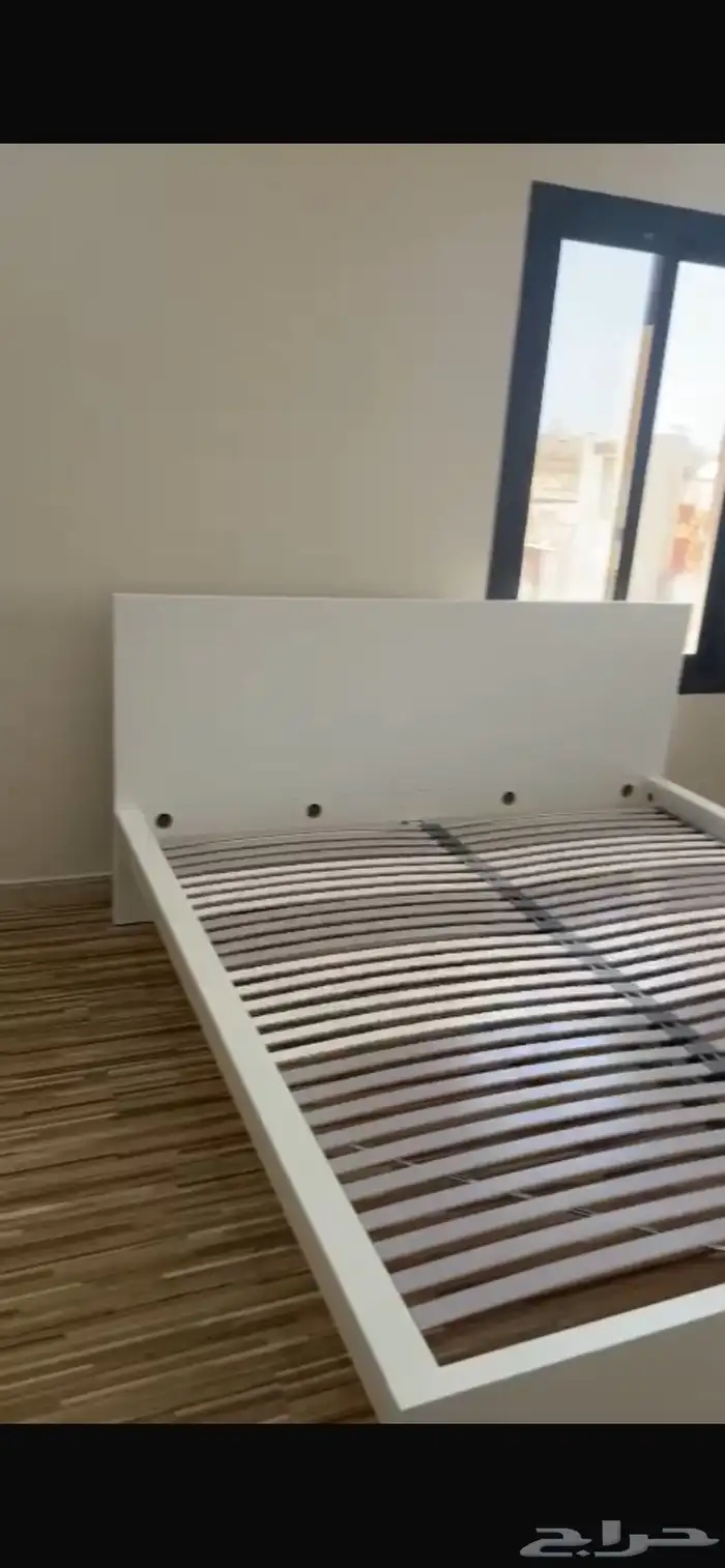 سرير ايكيا كنج ابيض 180   200 0