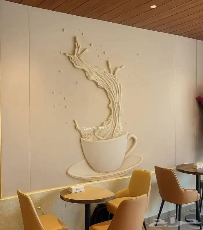 ديكورات داخليه لوحات خشبيه خشب حفر بليزر 3