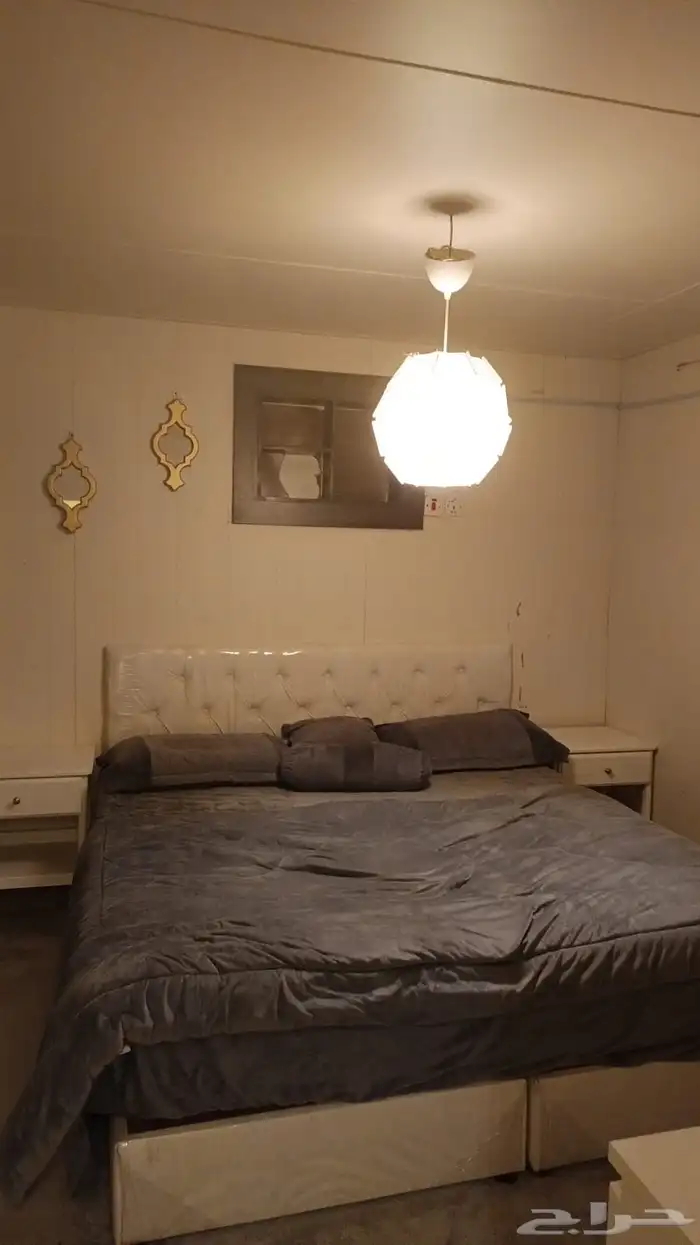 للبيع غرفة بركس متنقلة جاهزة مع دورة مياه 3 في 5 6