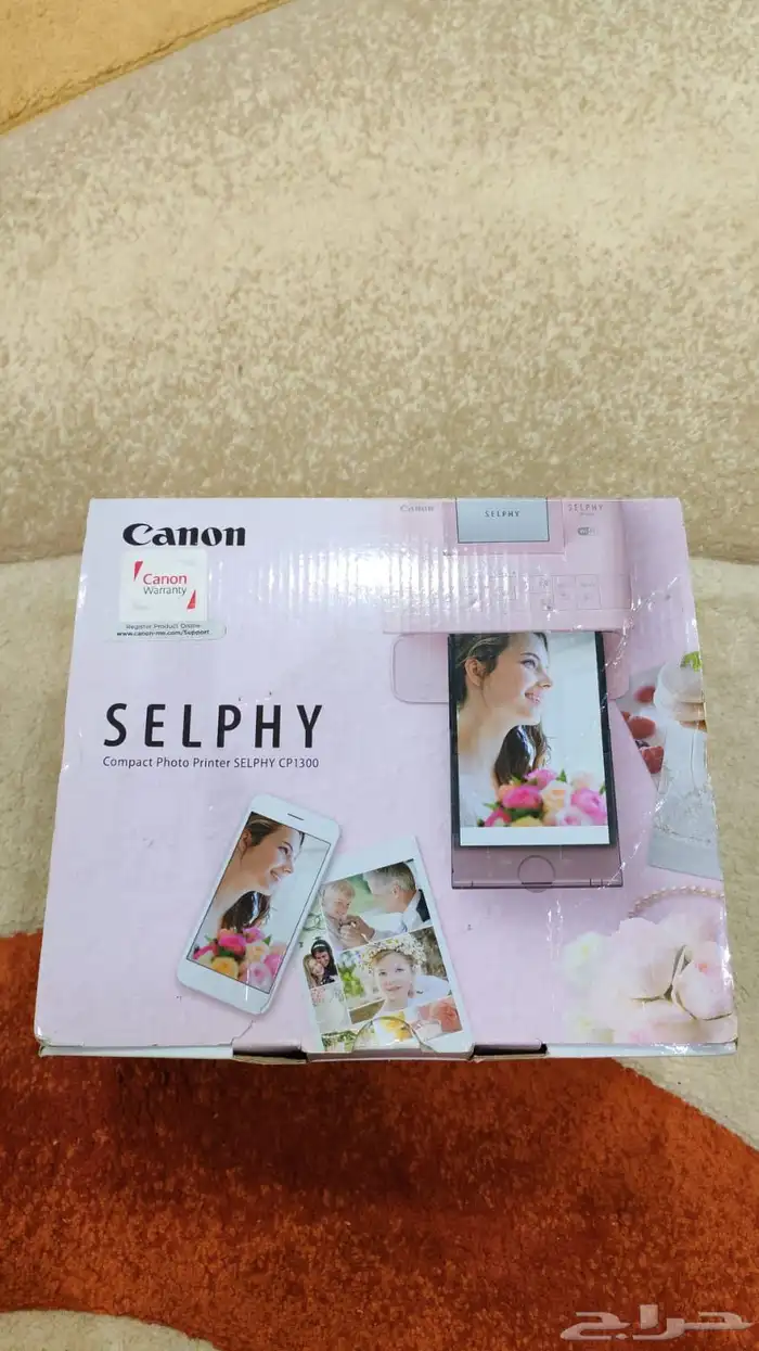 طابعة سيلفي لطباعة الصور الصغيرة طراز CP1300 وردي 1
