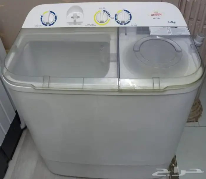 غسالة مستعمل نظيف على ضمان شغال في جميع انواع 0