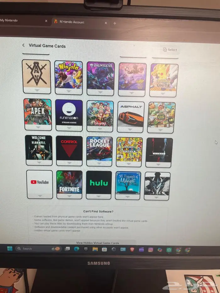 حساب ننتندو للبيع 0