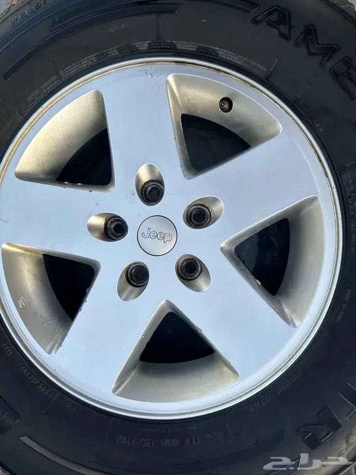 5 جنوط jeep رانجلر 2013 اصلي وكاله 0