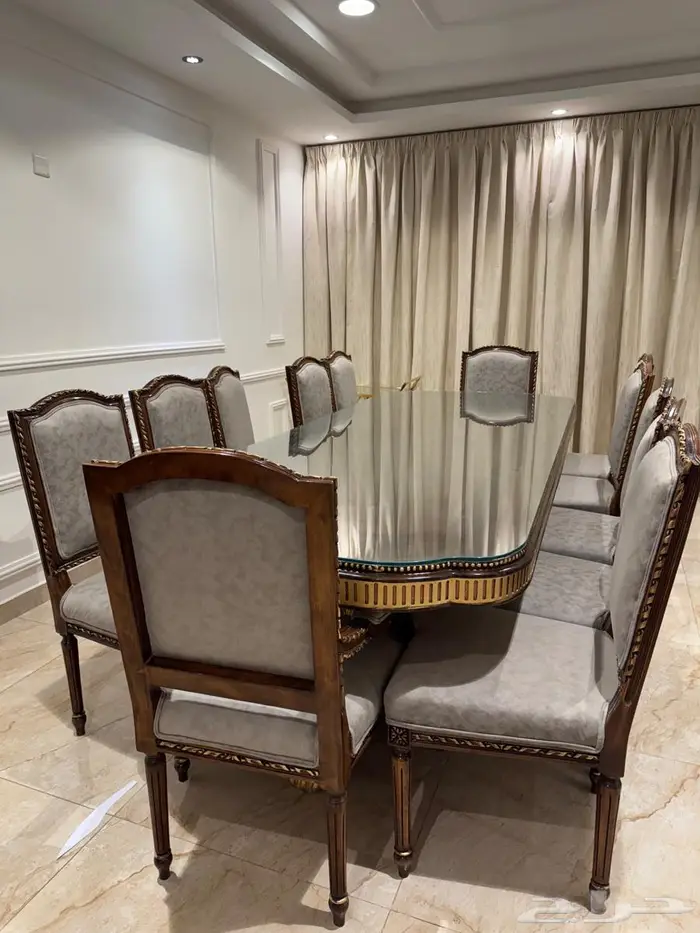 طاولة طعام 12 كرسي 0