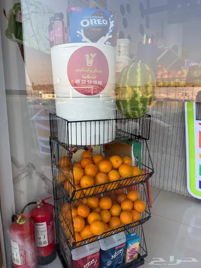 محل عصيرات وايس كريم للتقبيل جده حي الريان 3