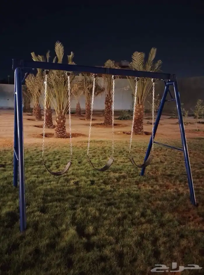 مراجيح حديد وطني - طقم مراجيح حديدية وزحاليق بعدة اشكال 17