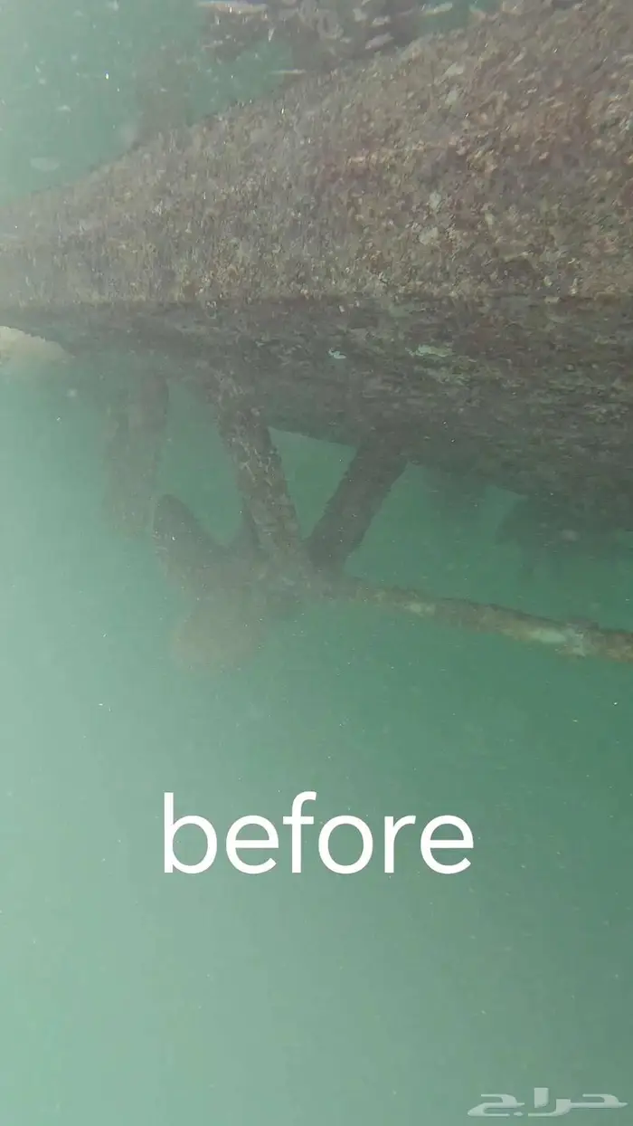 صيانة قوارب و إزالة العوالق   صدف و طحالب 0