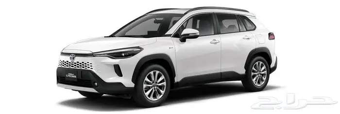 كرولا كروس ليمتد 2024 و2025 ابيض وفضي كاش اقساط 1