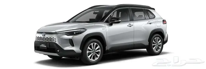 كرولا كروس ليمتد 2024 و2025 ابيض وفضي كاش اقساط 0