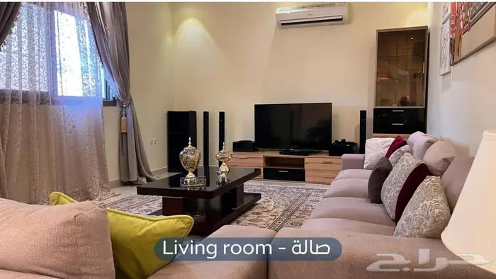 شقة مؤثثة للإيجار - حي الملقا 10