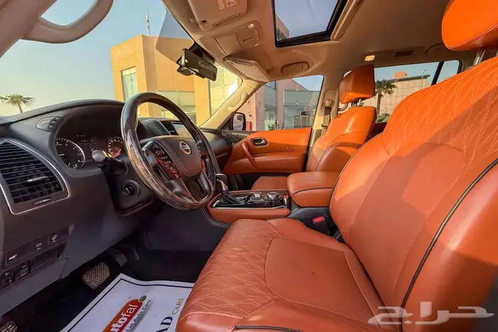 نيسان باترول بلاتينيوم V6 2021 اسود سعودي 8