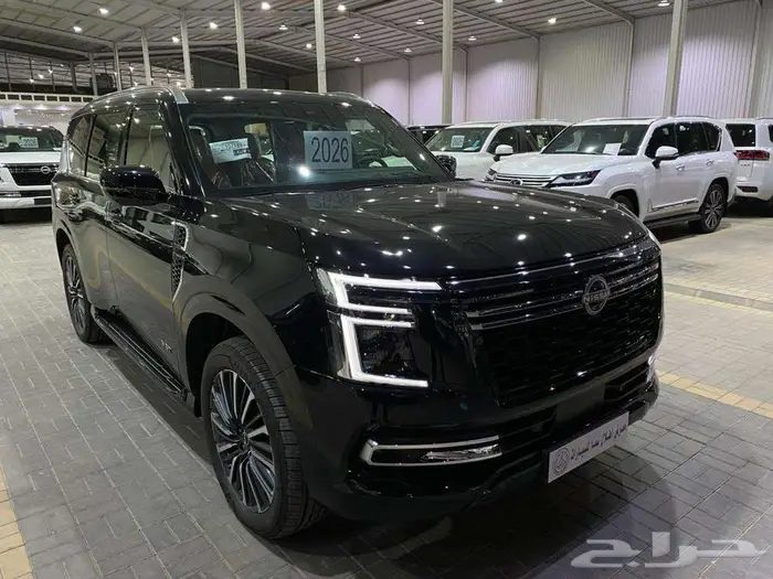 نيسان باترول بلاتنيوم 2026 اسود توين تربو خليجي 36