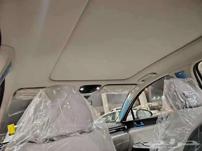 كيا K5 ستاندر مطور بصمة بانوراما لون ابيض2025 سعودي 11