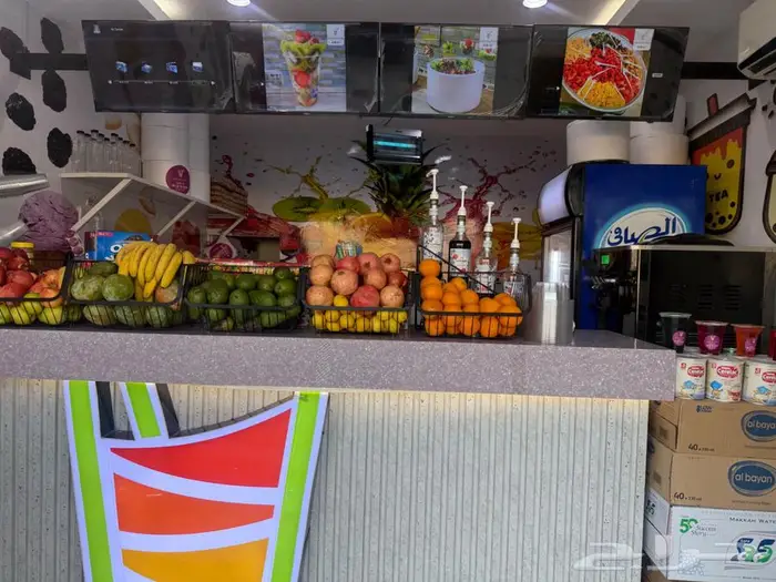 محل عصيرات وايس كريم للتقبيل جده حي الريان 2