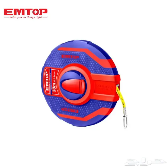 متر فايبر 30 متر   شريط قياس جودة عالية EMTOP 0