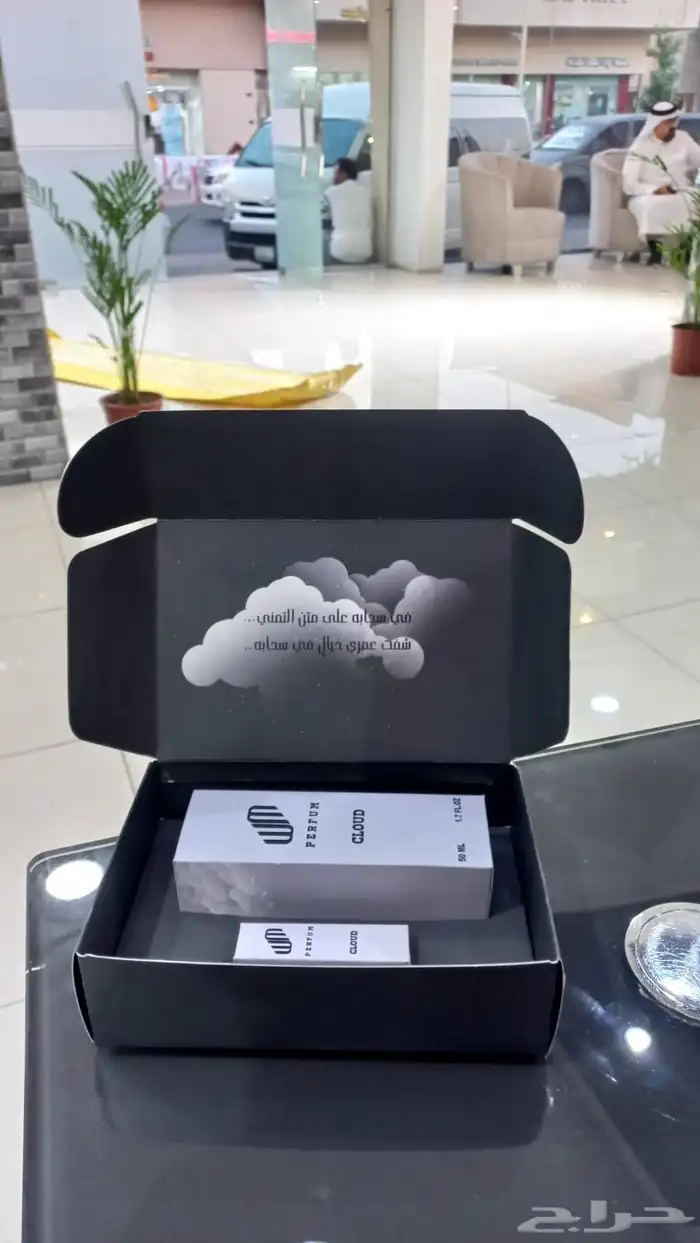 بوكس عطور مع حشوة داخلية مخصص للعطورات 1