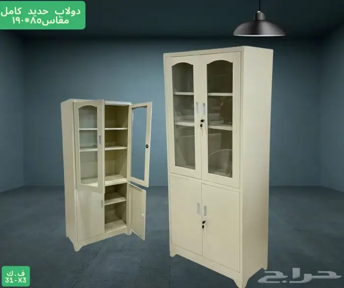دولاب خشبي ومعدني جديده بالكرتون 6