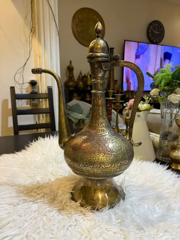 نحاسيات دلل لوحة مباخر فازات اسعار للك قطعه سعر 4