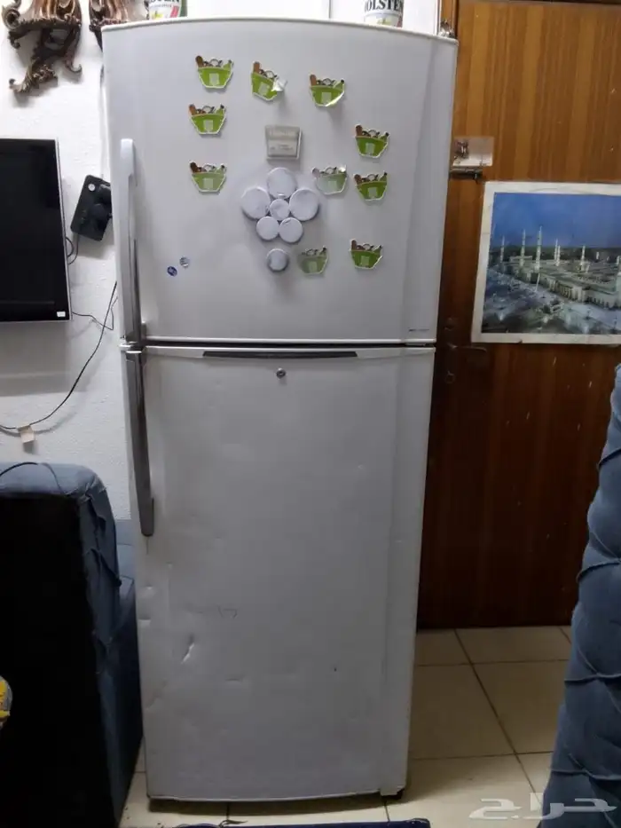 ثلاجه توشيبا للبيع تبريد ممتاز جدا جدا 2