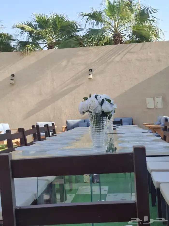 استقبالات-كوش- ضيافة وقهوجي- كراس وطاولات طعام-سماعات ودي جي 35