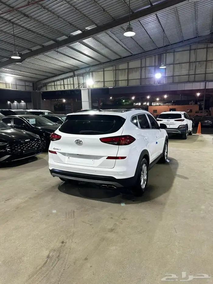 هيونداي توسان ابيض 2020 ديزل بطاقة جمركية وارد كوريا 5