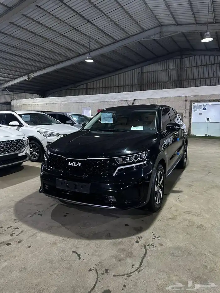 كيا سورنتو اسود 2022 ديزل بطاقة جمركية وارد كوريا 2