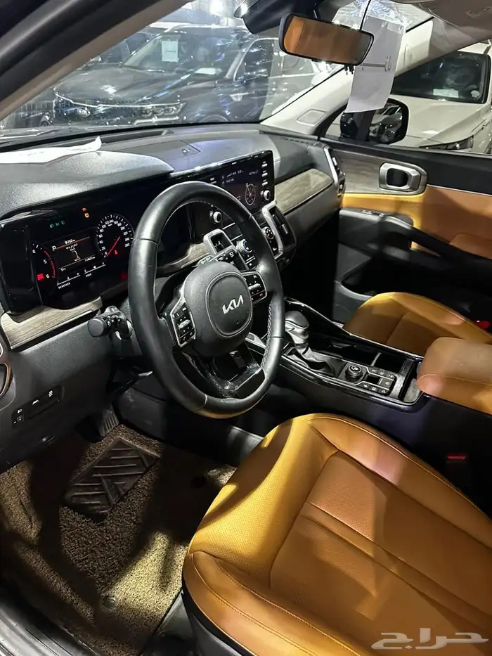 كيا سورنتو اسود 2022 ديزل بطاقة جمركية وارد كوريا 6