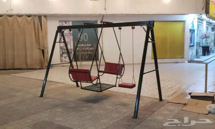 مراجيح حديد وطني - طقم مراجيح حديدية وزحاليق بعدة اشكال 13