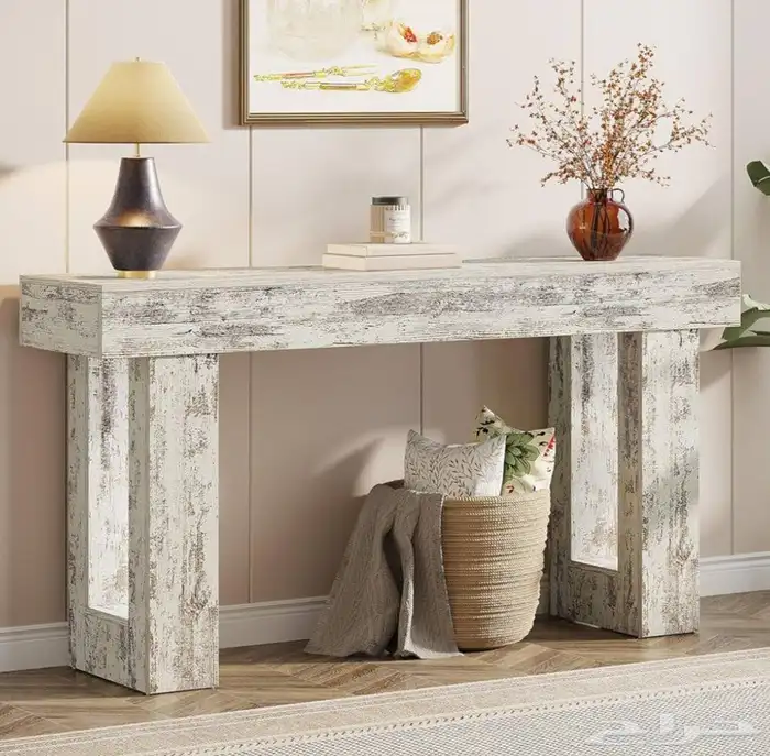 اطقم مكتب طاولات كونسول متوفر تفصل وتصميم احدث الديكورات يسع 1