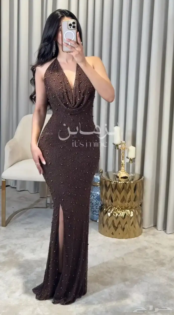 فستان سهرة من براند It s Mine لبسة وحدة حالة ممتاز 0