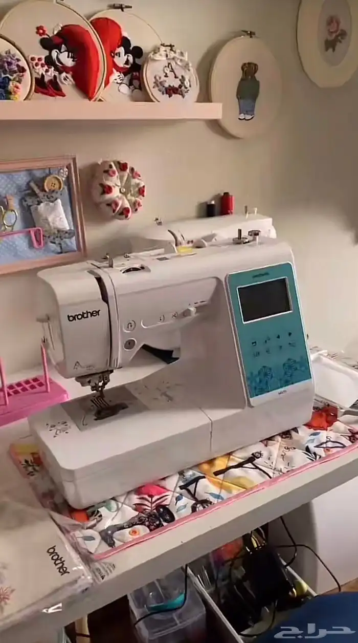 مكينه تطريز احترافي من برادر موديلm370 4
