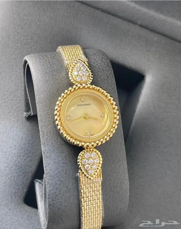 ساعه بوشرون ستيل و جلد ماستركواليتي طبق الاصل 7