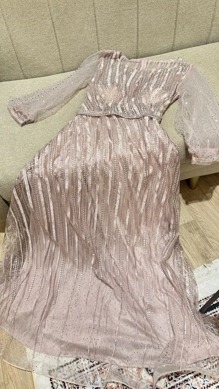 فستان سهره فخم جديد مقاس 22 1