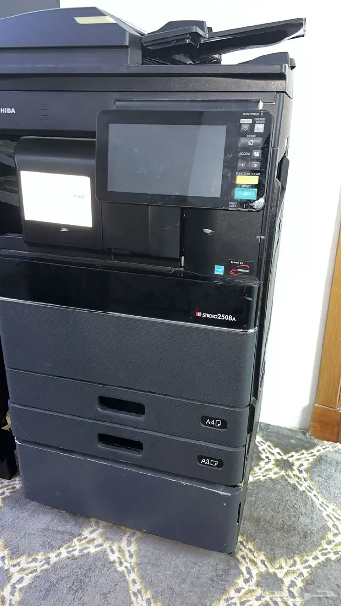 طابعه ليزر توشيبا 2508A وكمبيوتر والجهاز حقه نظيفه ممتازه 0