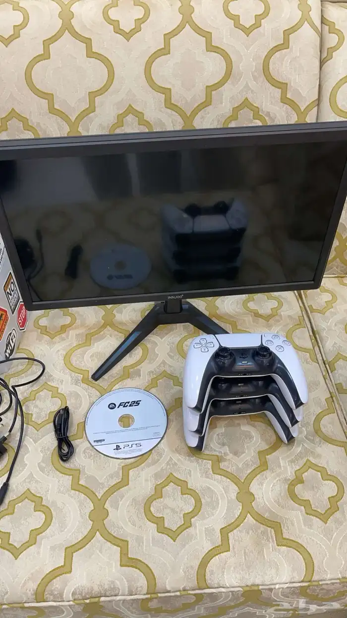 سودني 5 شغال مغير مدخل HD فقط معه 3 يدات اصليه مع شاشه 0