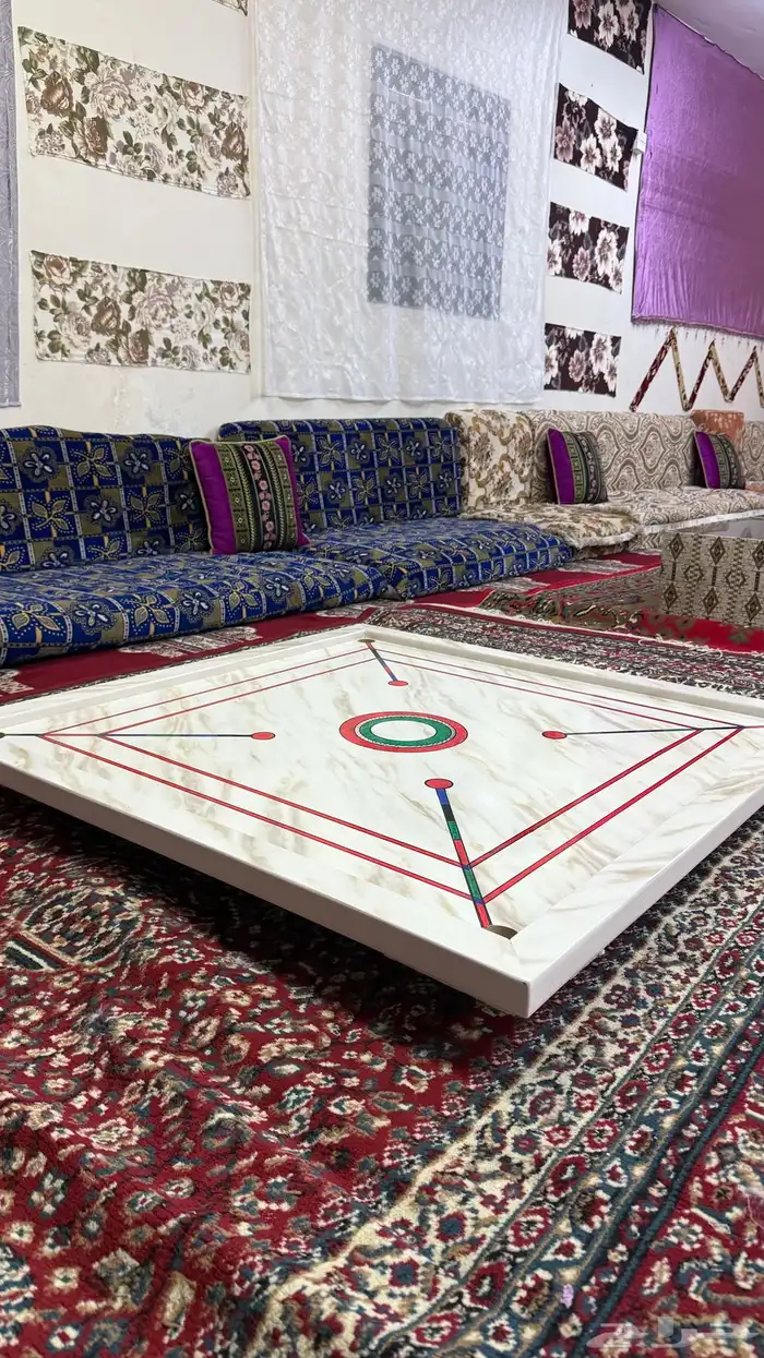 كيرم باكستاني جديد لم يستخدم مع الحبوب والمضرب والبودره 2
