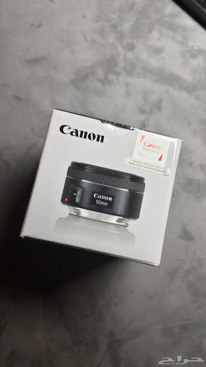 عدسة كانون 50mm f 1.8 0
