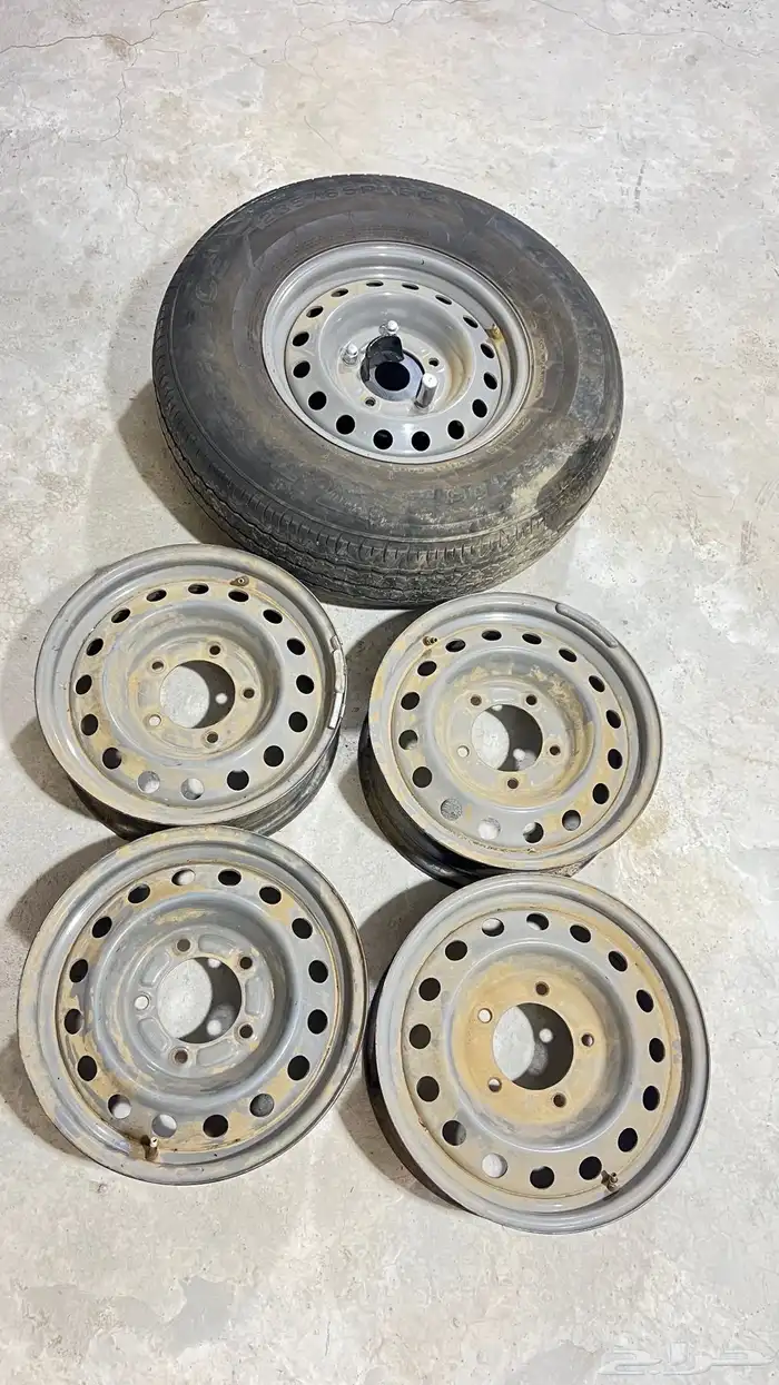 طقم 5 جنوط هلل مقاس 16 1