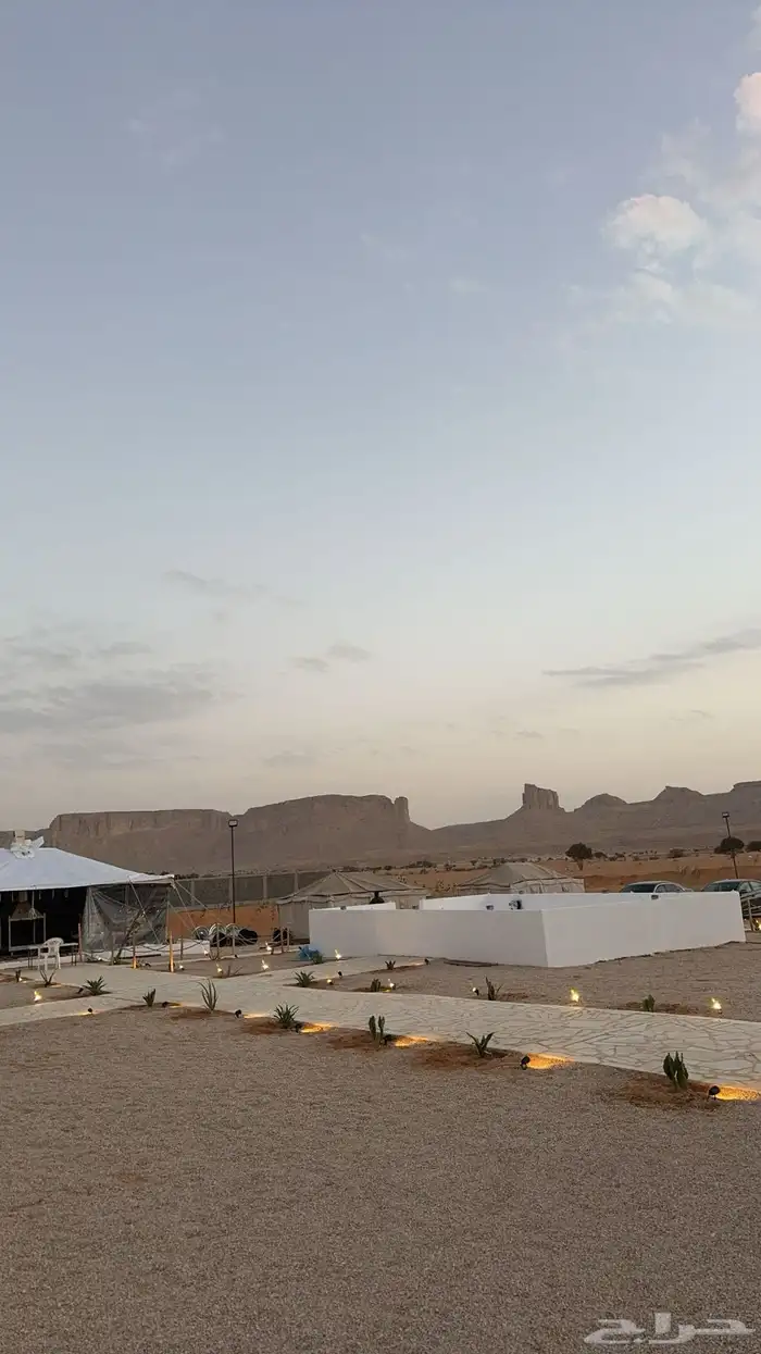 مخيم فاخر للايجار فترة الشتاء 3