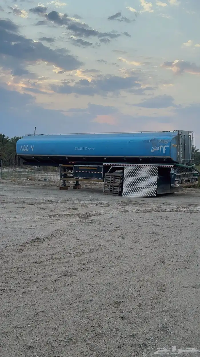 للإيجار تانكي ماء تريله سعة 30 طن 0