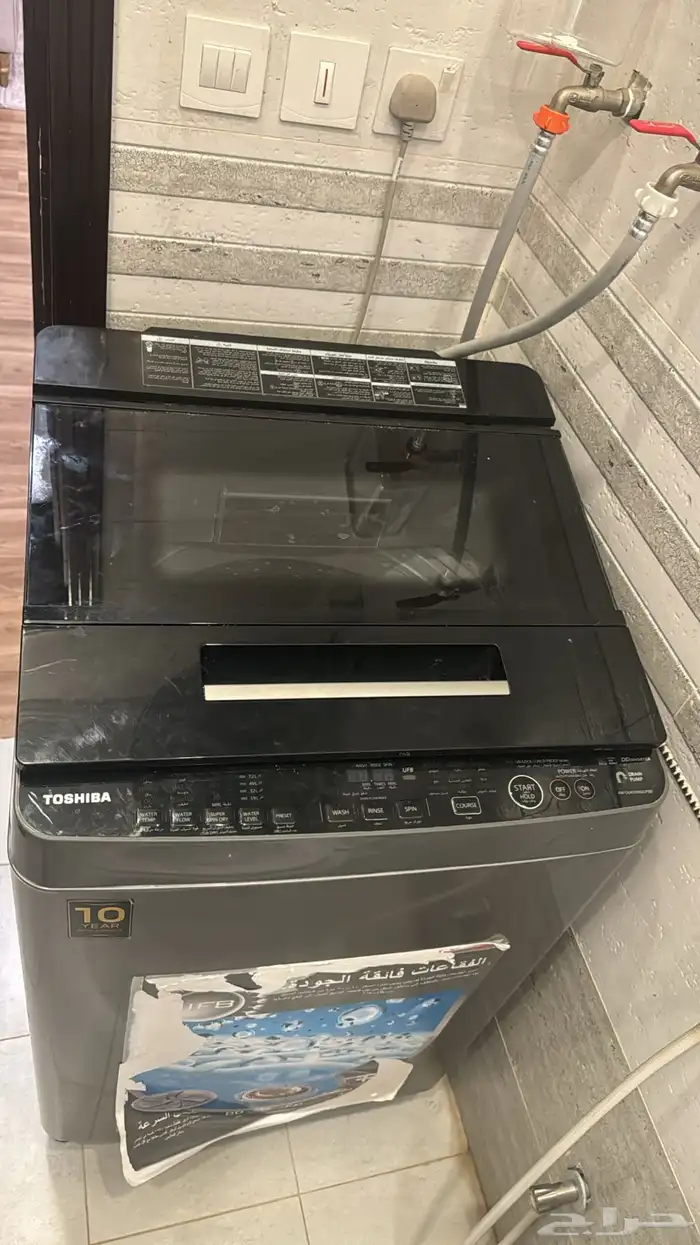 غساله توشيبا 10 كيلو البورد خربان فيها وماصلحناه 1