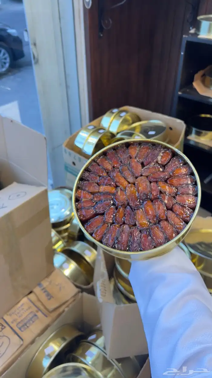 تمر صفري للبيع علب 2 كيلو 0