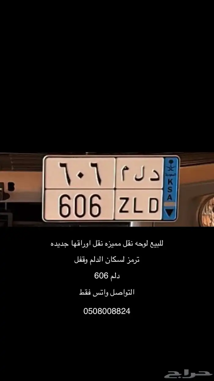 لوحة مميزه دلم 606 0