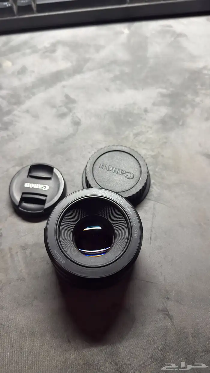 عدسة كانون 50mm f 1.8 6
