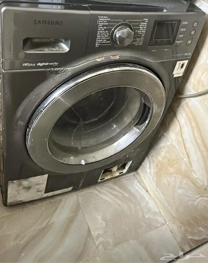 طاوله ارضيه وغساله اوماتيك مع مجفف 1