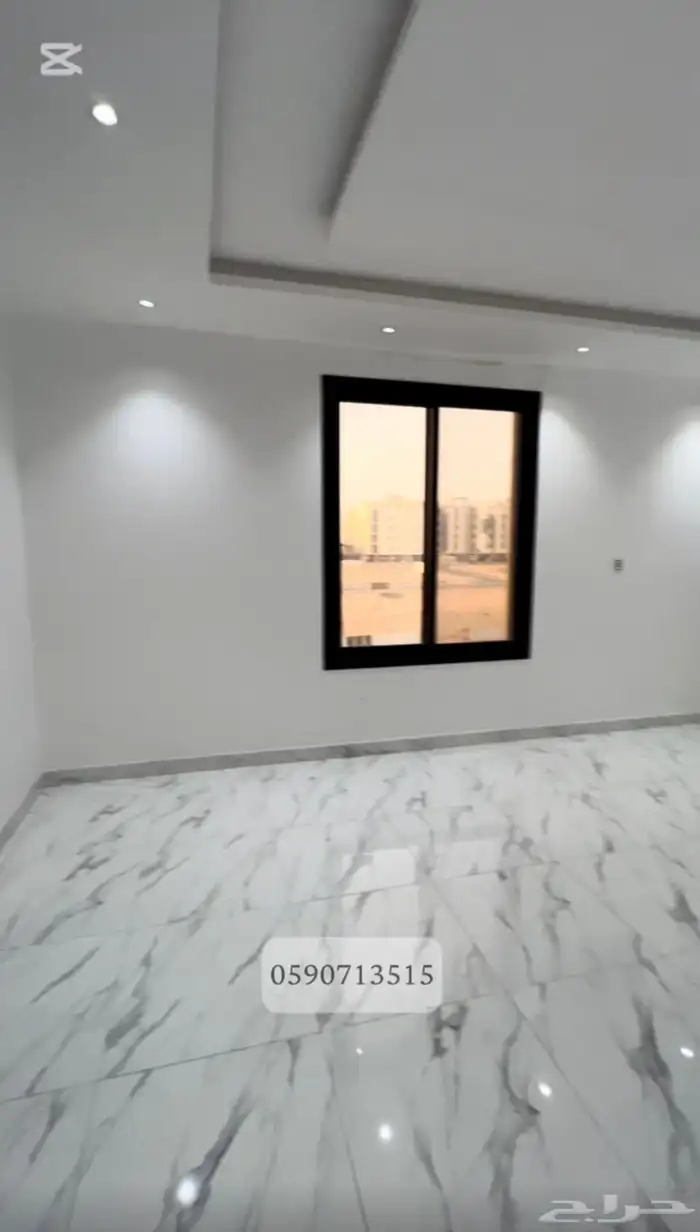 شقة أمامية خمس غرف للإيجار بحي الموسى فيو- طيبه 6