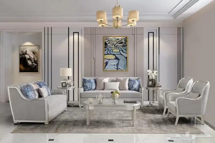 تفصيل و تنجيد كنب و مساند و ستائر 22